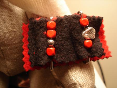 BROCHE POLAIRE PERLE