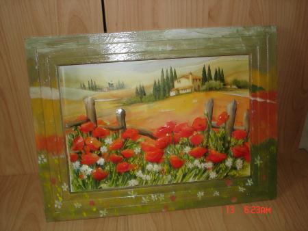 Le champ de coquelicot...