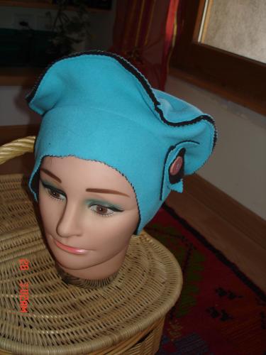 turquoise et marron